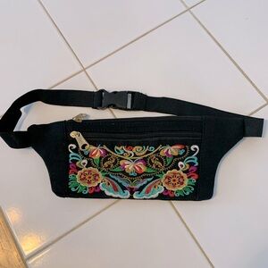 *NEW* Flowered Embroidered Fanny Pack